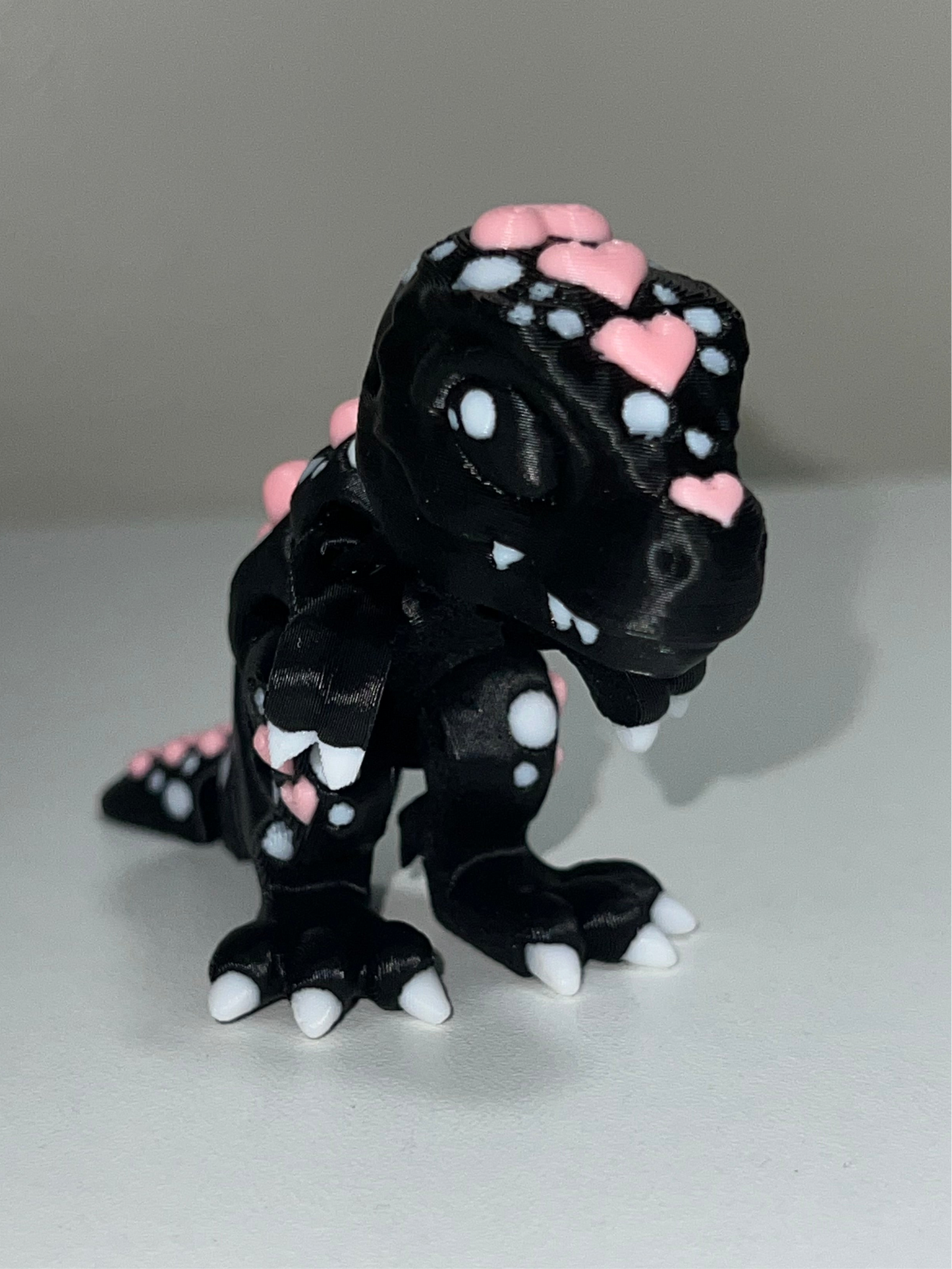 Articulating T-Rex with hearts