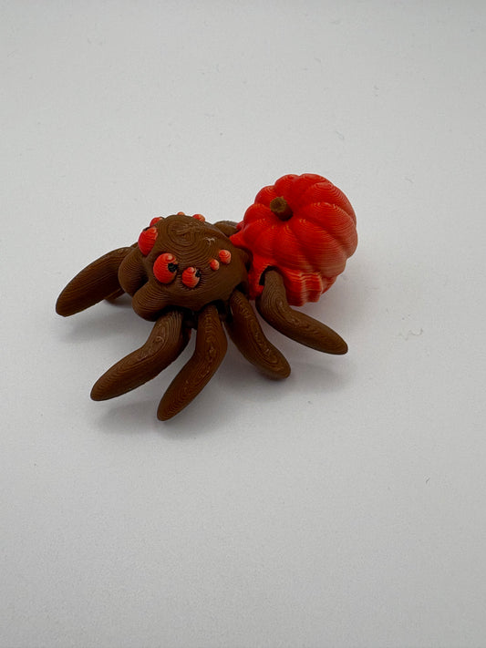 Tiny Pumpkin Spider