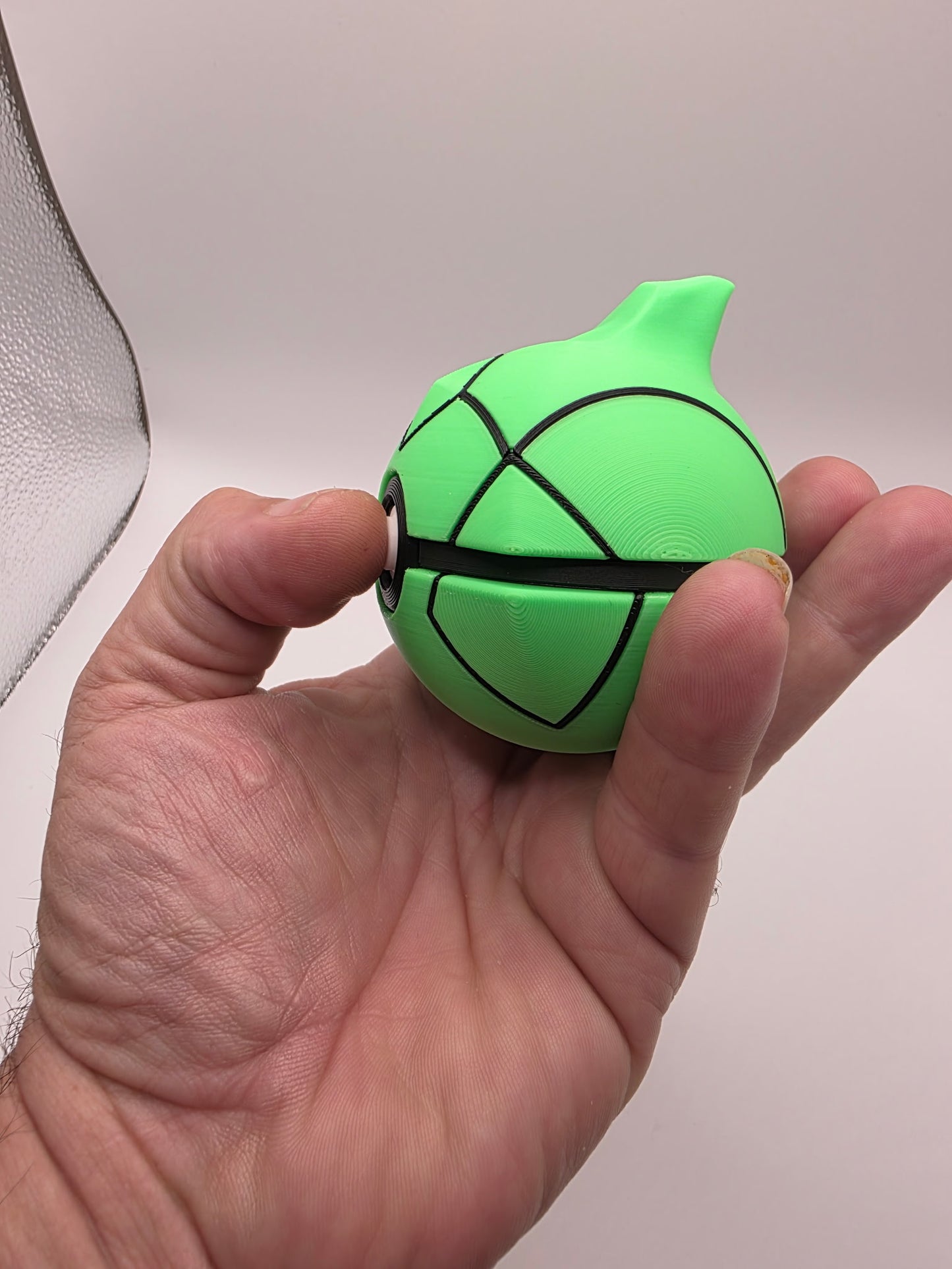 Metapod Themed Pokeball w/clicker