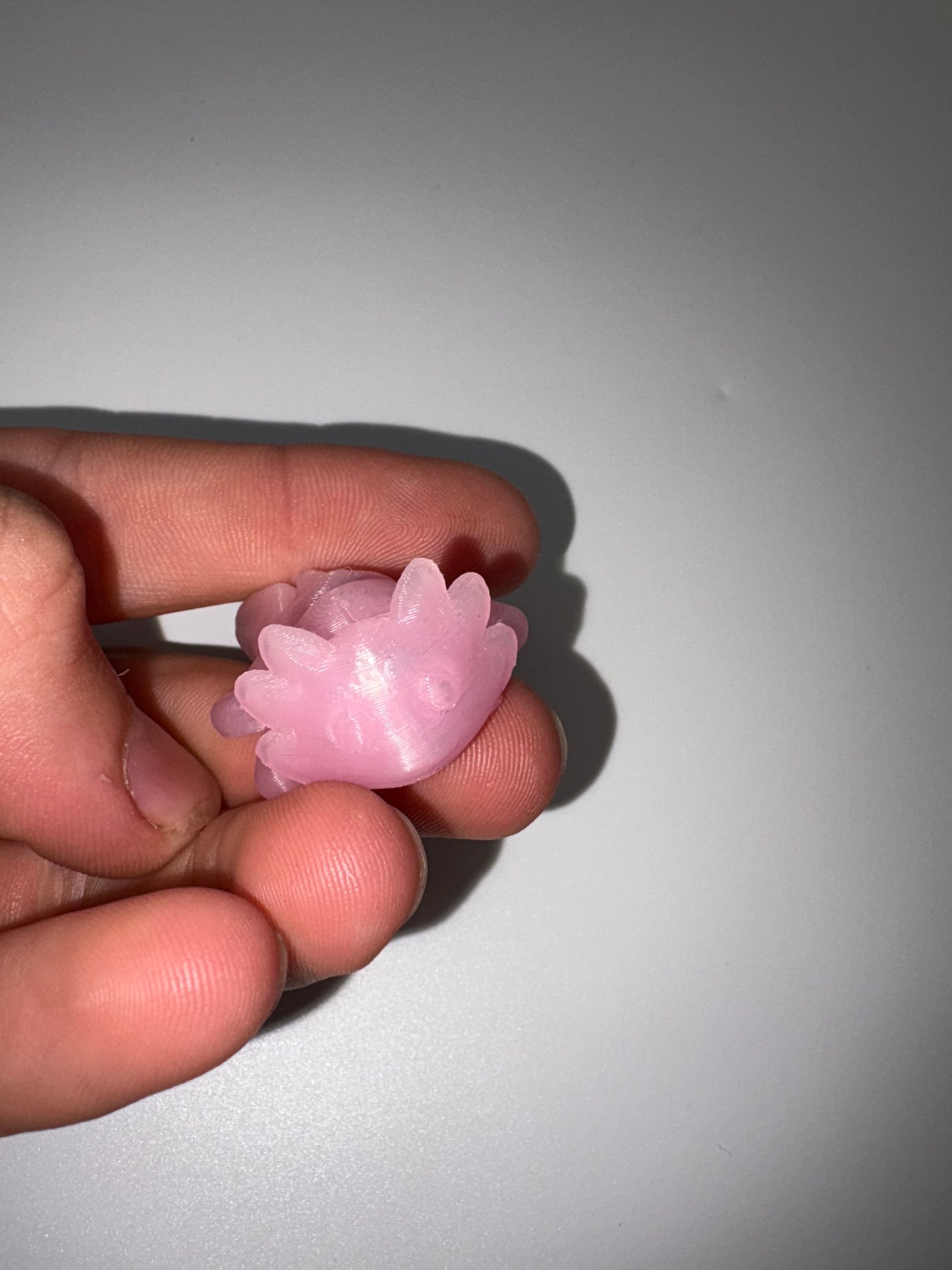Small Glow In The Dark Axolotl (purple)