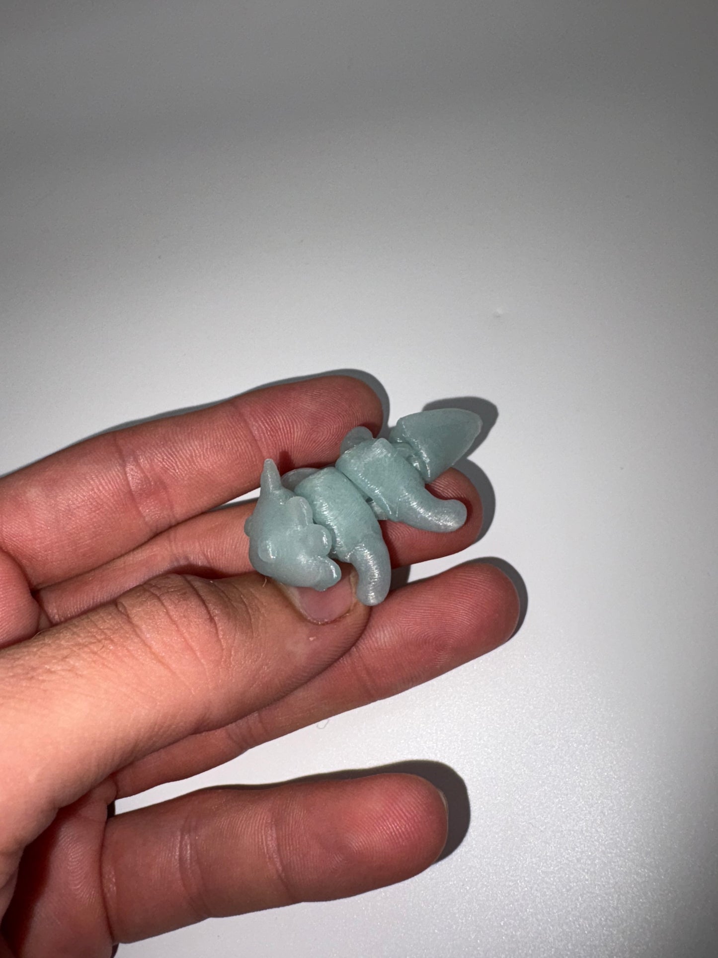Small Glow In The Dark Axolotl (blue)