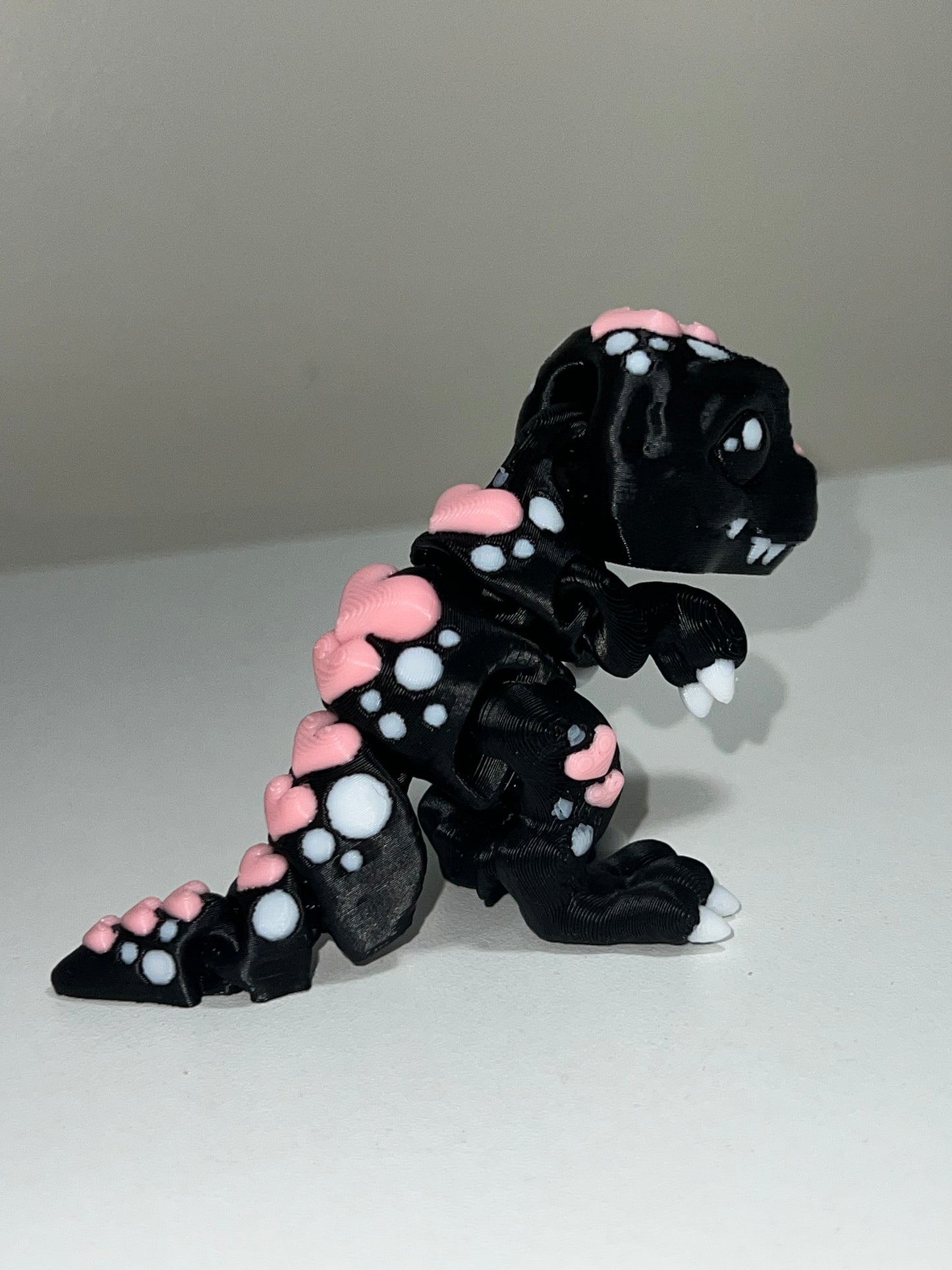 Articulating T-Rex with hearts