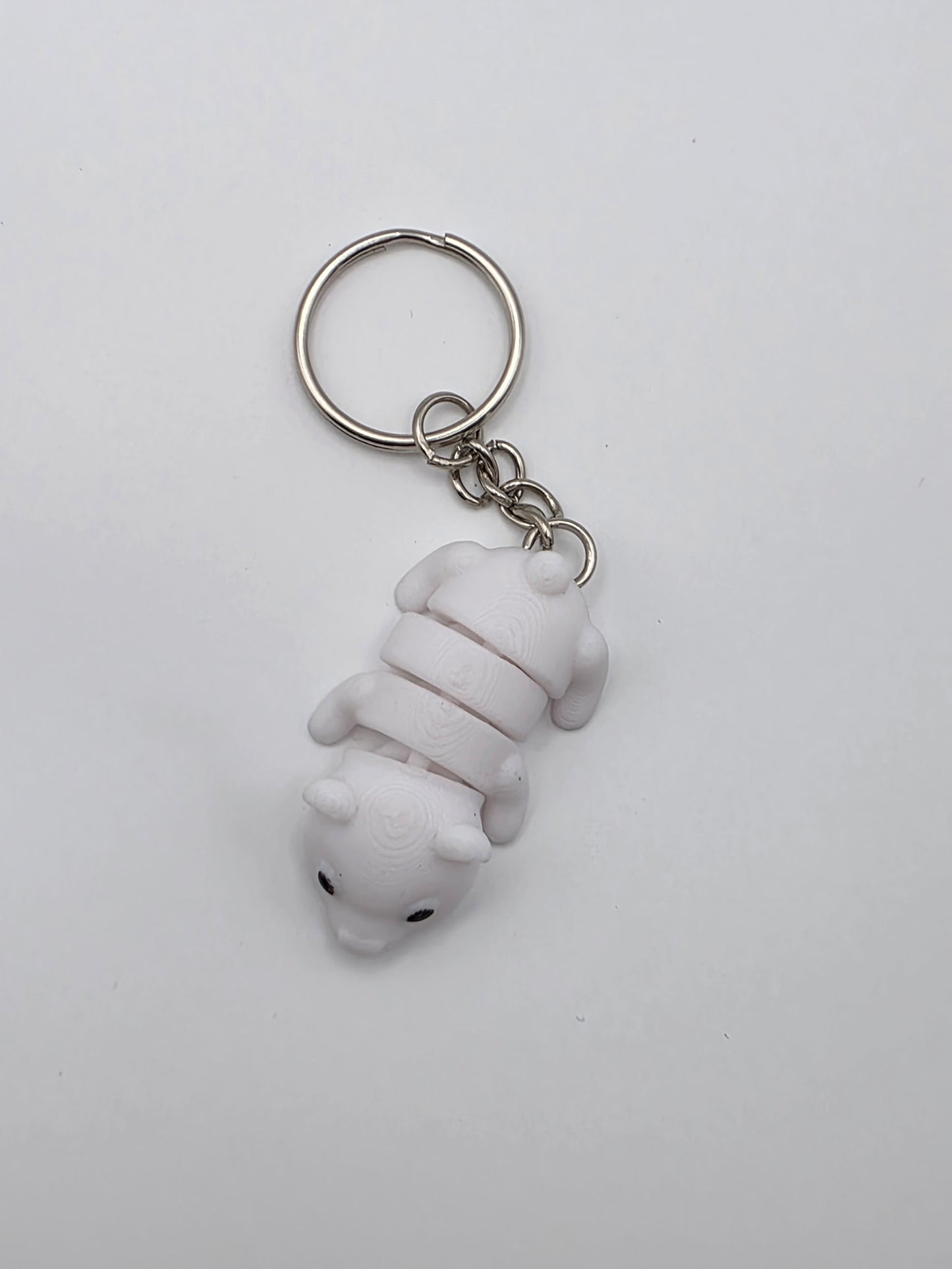 Polar bear keychain