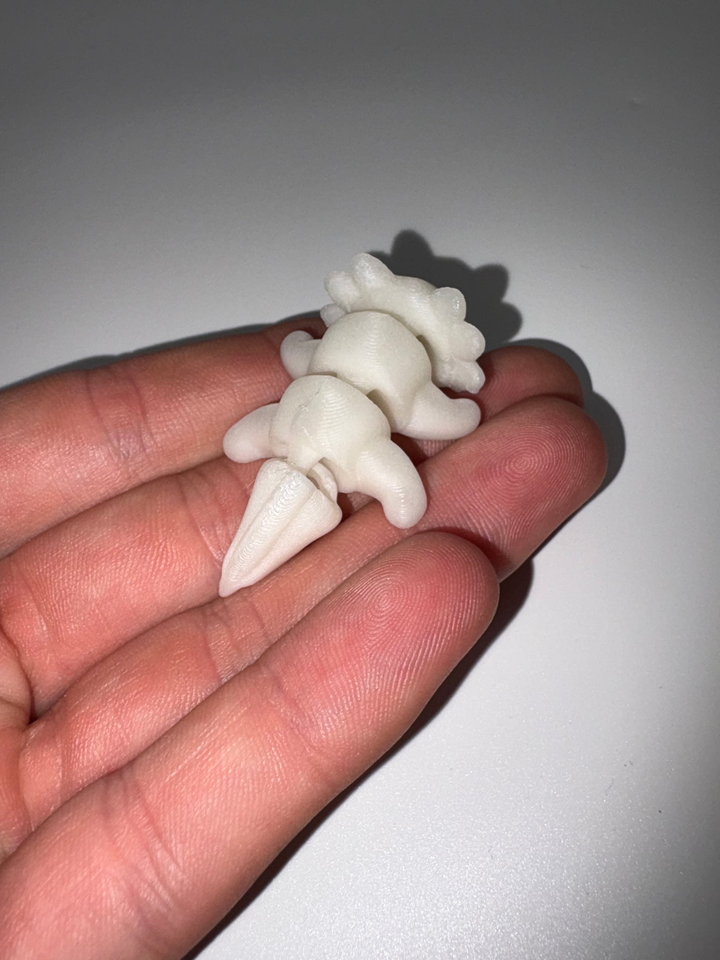 Small Glow In The Dark Axolotl (white rainbow)