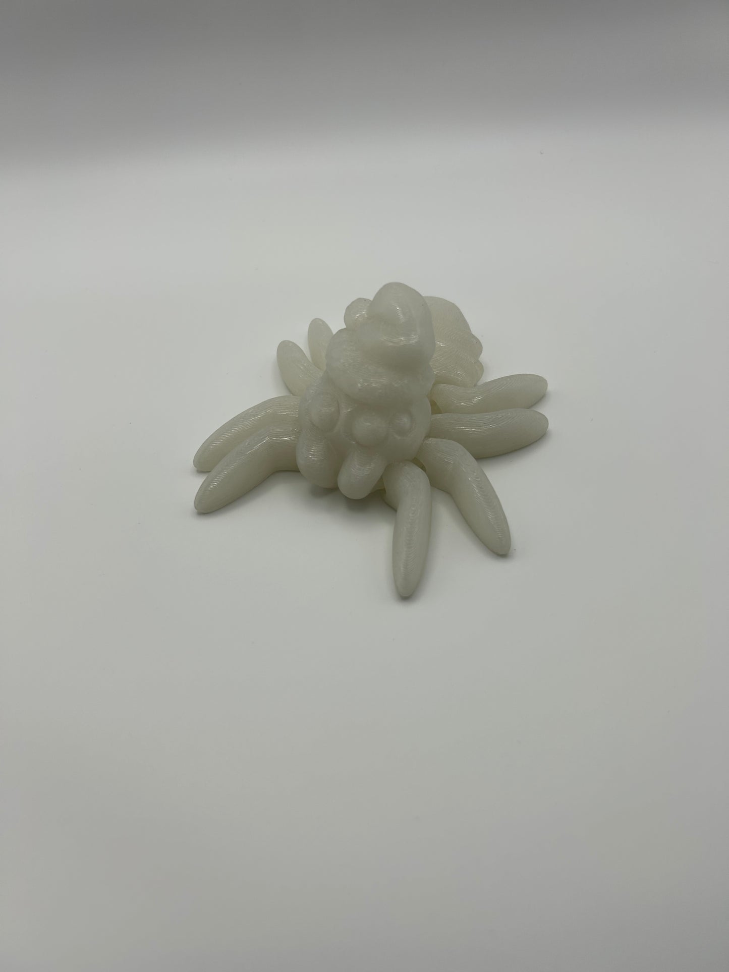 Santa Hat Rainbow Glow in the Dark Spider