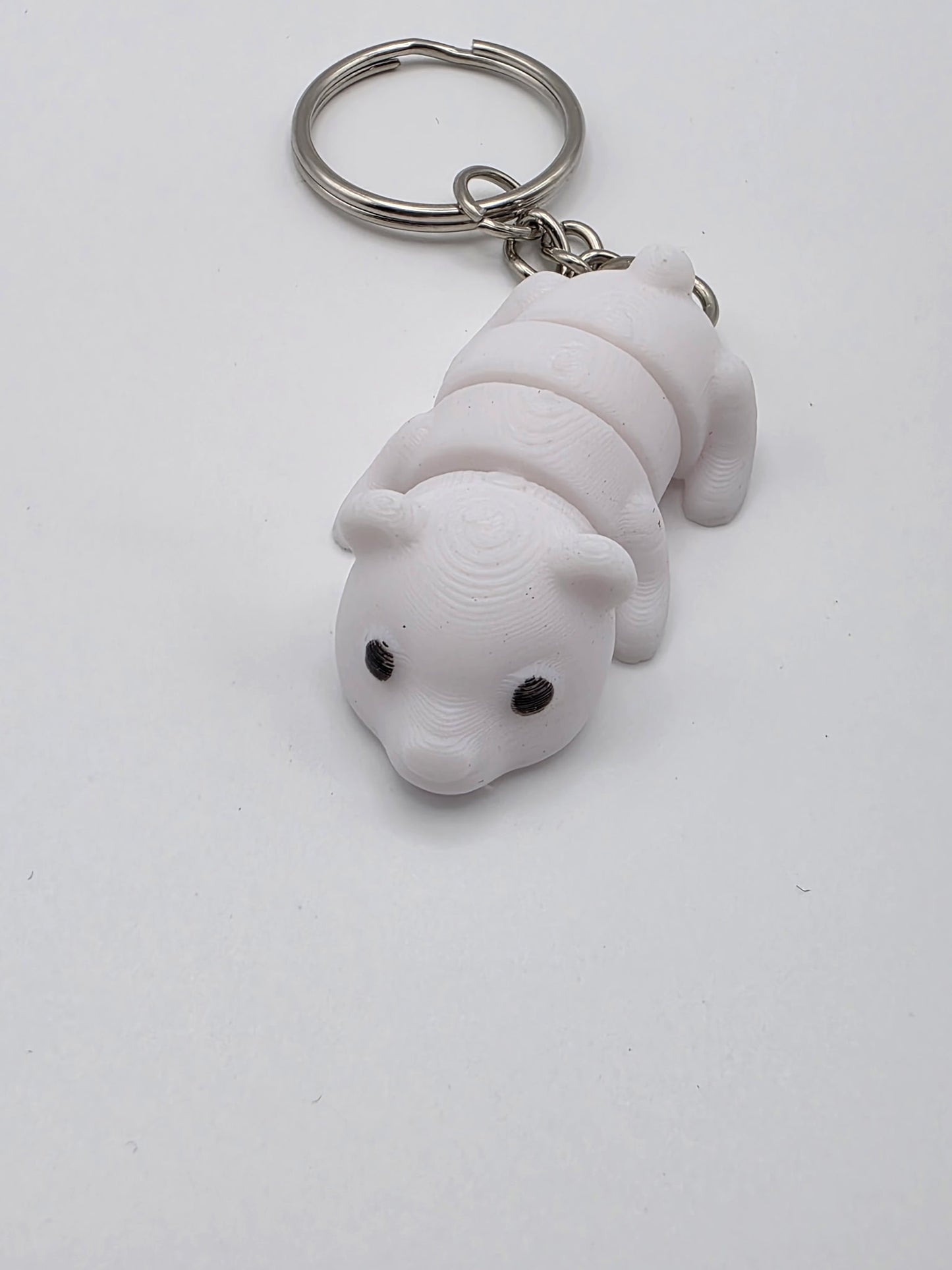 Polar bear keychain