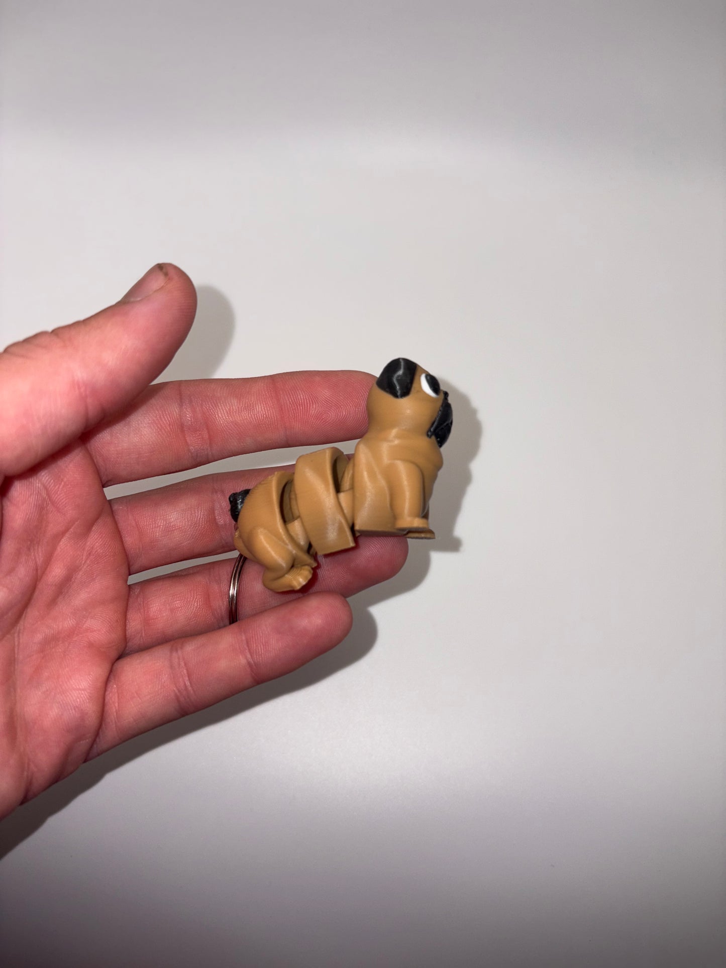 Pug Keychain
