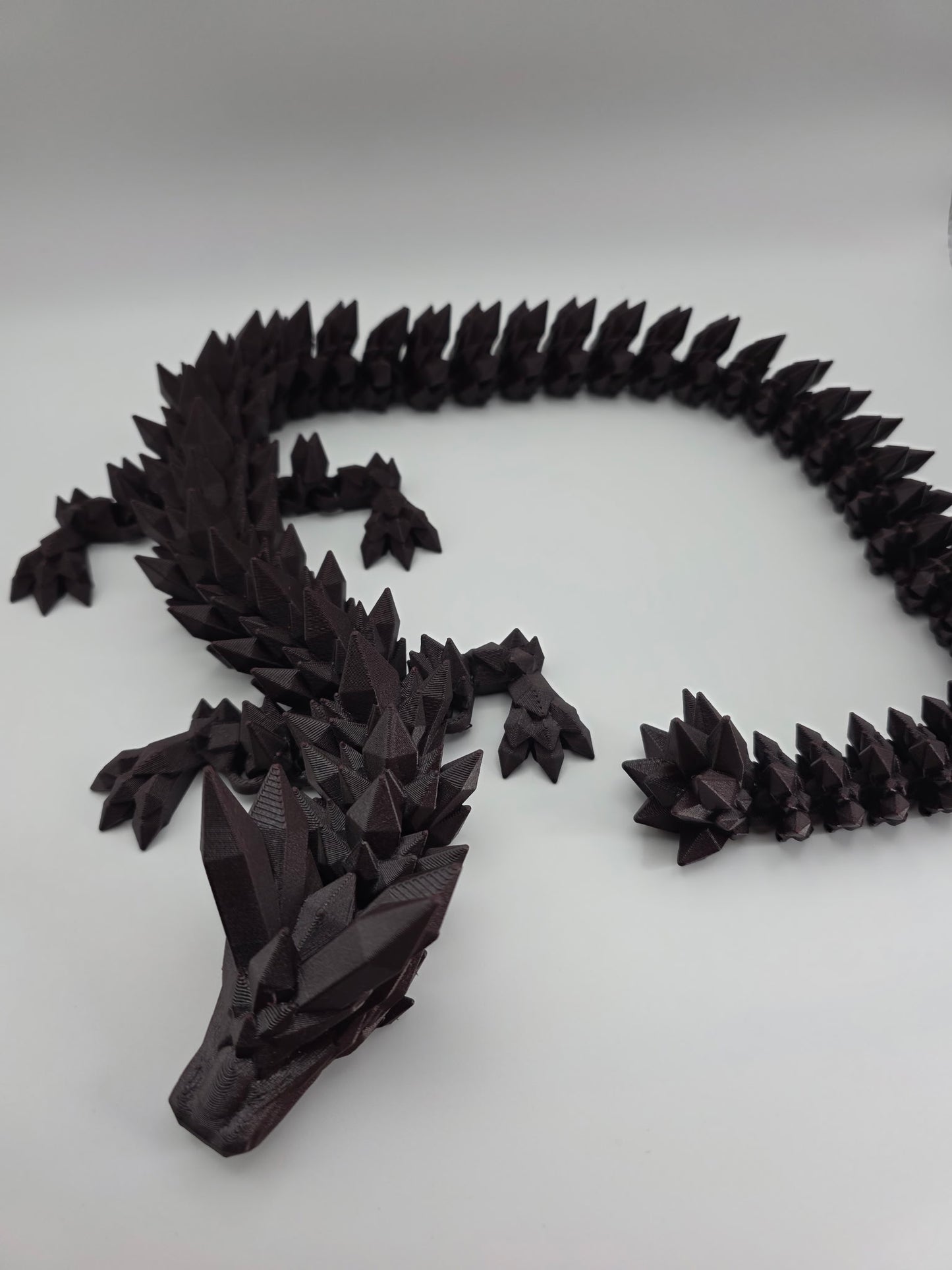 Carbon Fiber Adult Crystal Dragon