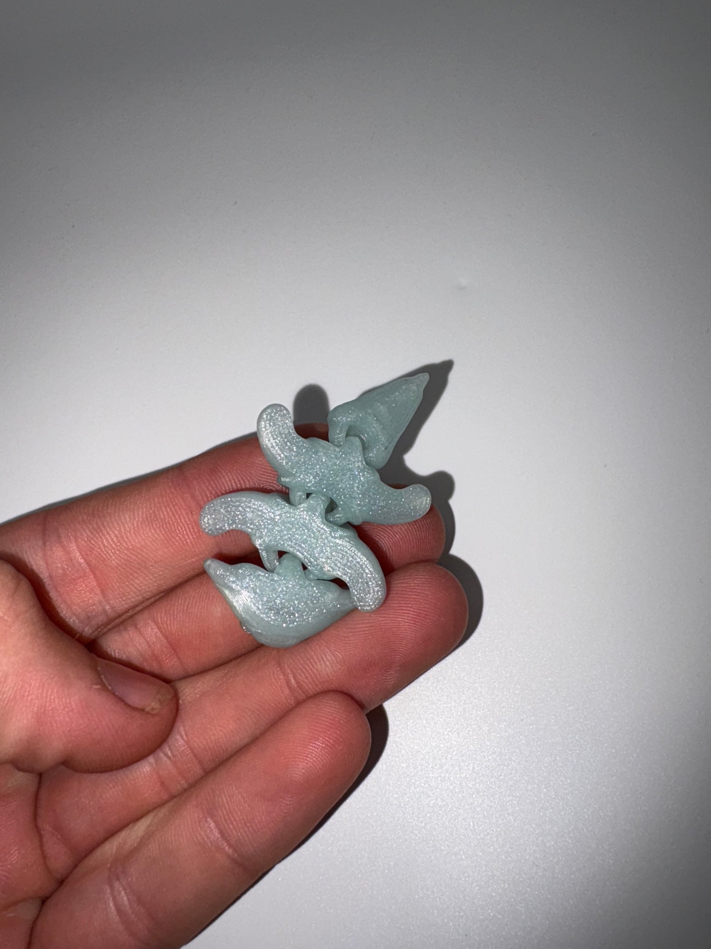 Small Glow In The Dark Axolotl (blue)