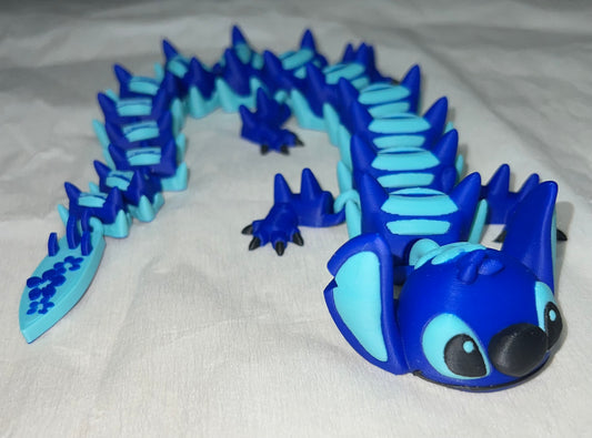 Blue Alien Dragon