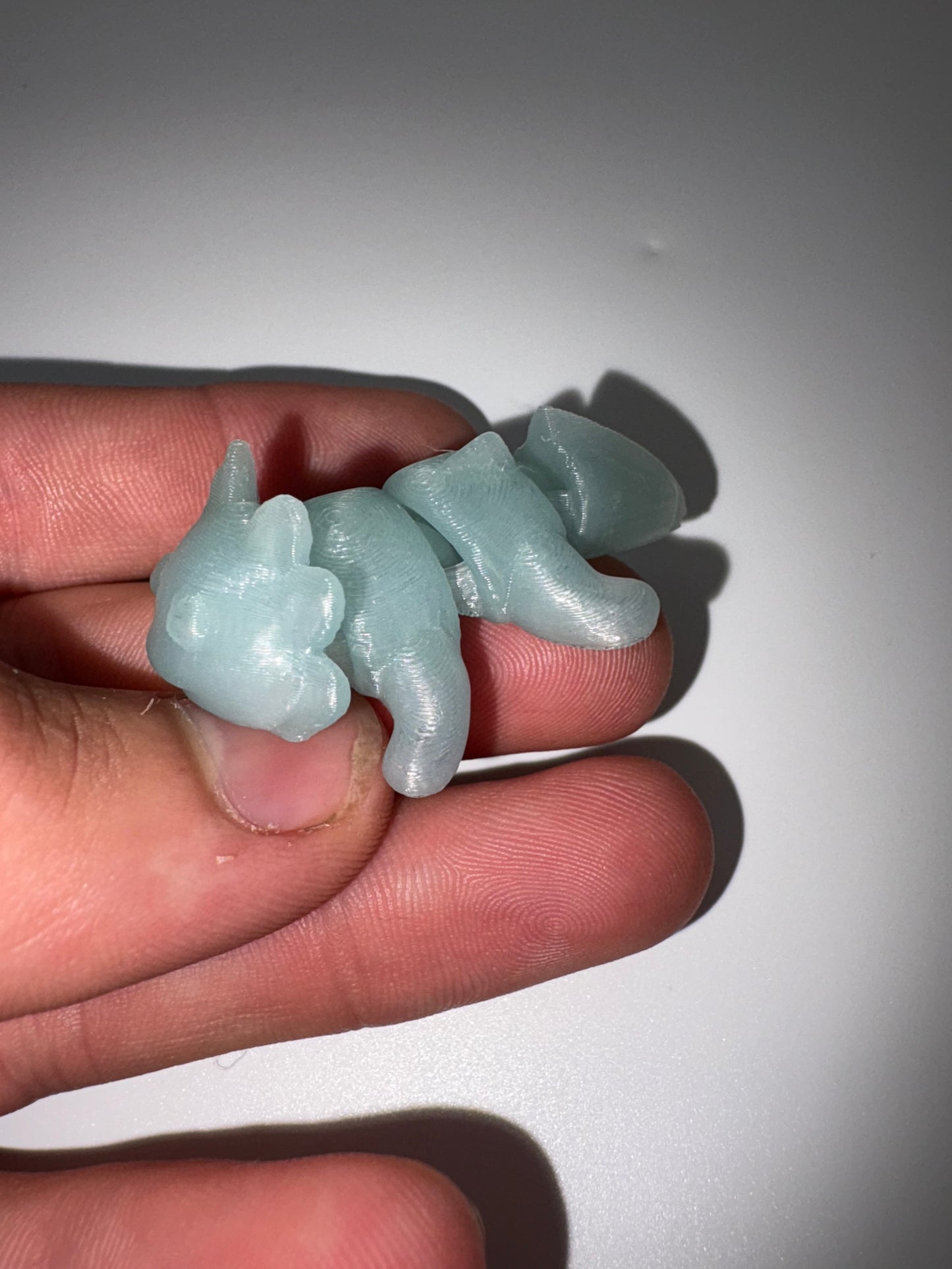 Small Glow In The Dark Axolotl (blue)