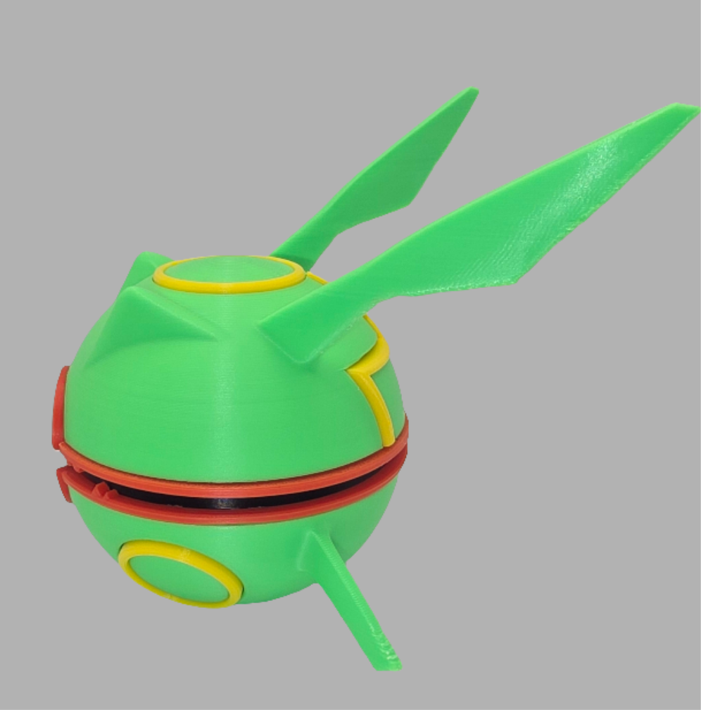Rayquaza Themed Pokeball w/clicker