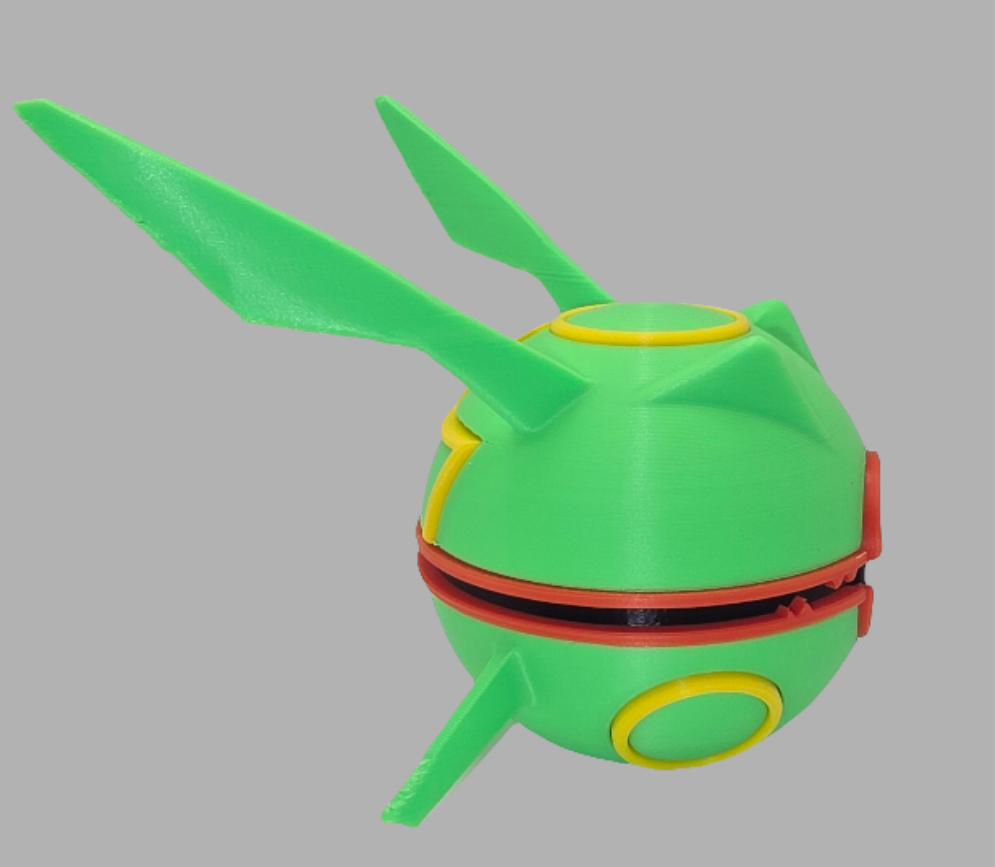 Rayquaza Themed Pokeball w/clicker