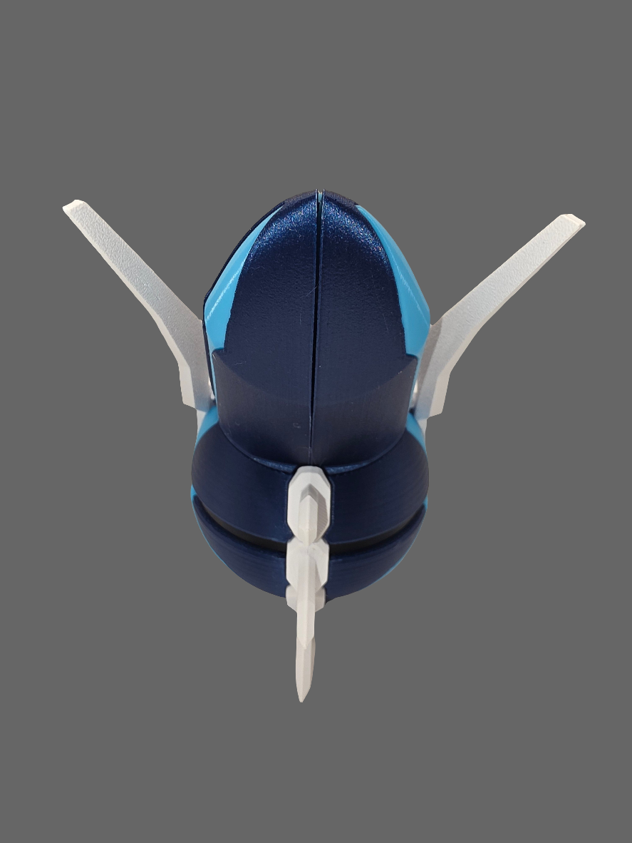 Dialga Themed Pokeball with built-in clicker.