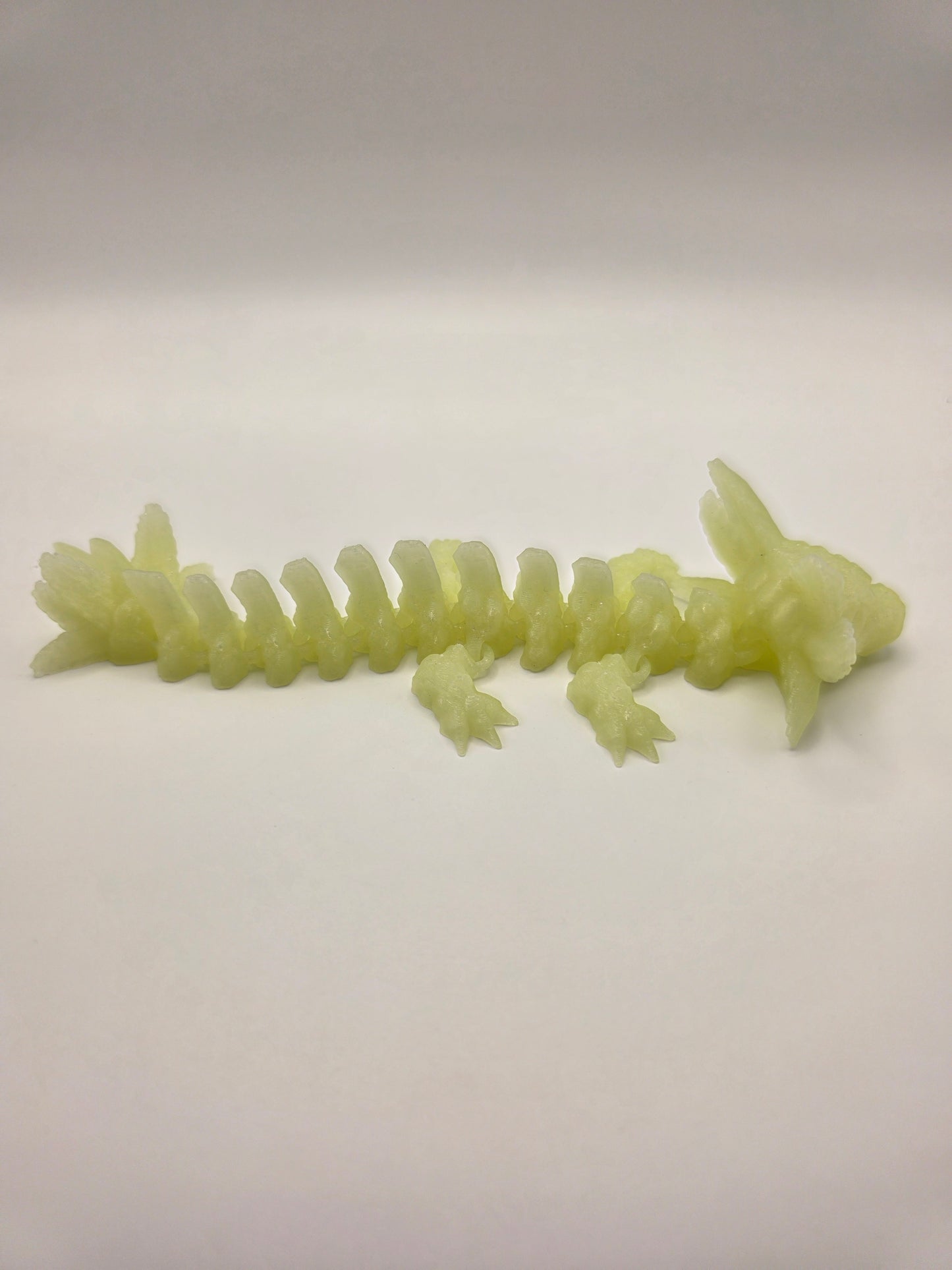 Baby Axolotl (glow in the dark) green