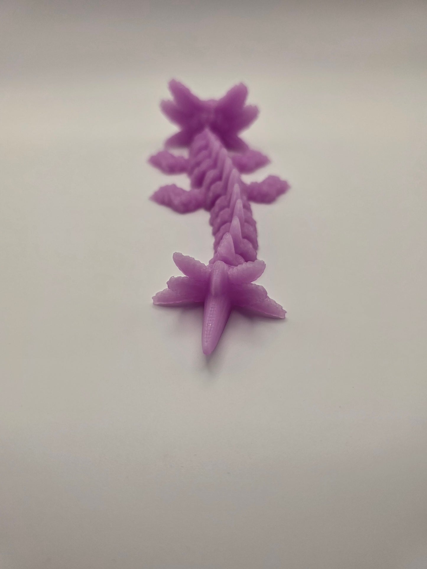 Baby Axolotl (glow in the dark) purple