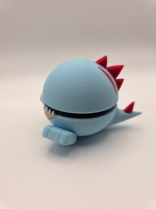 Totodile Themed Pokeball