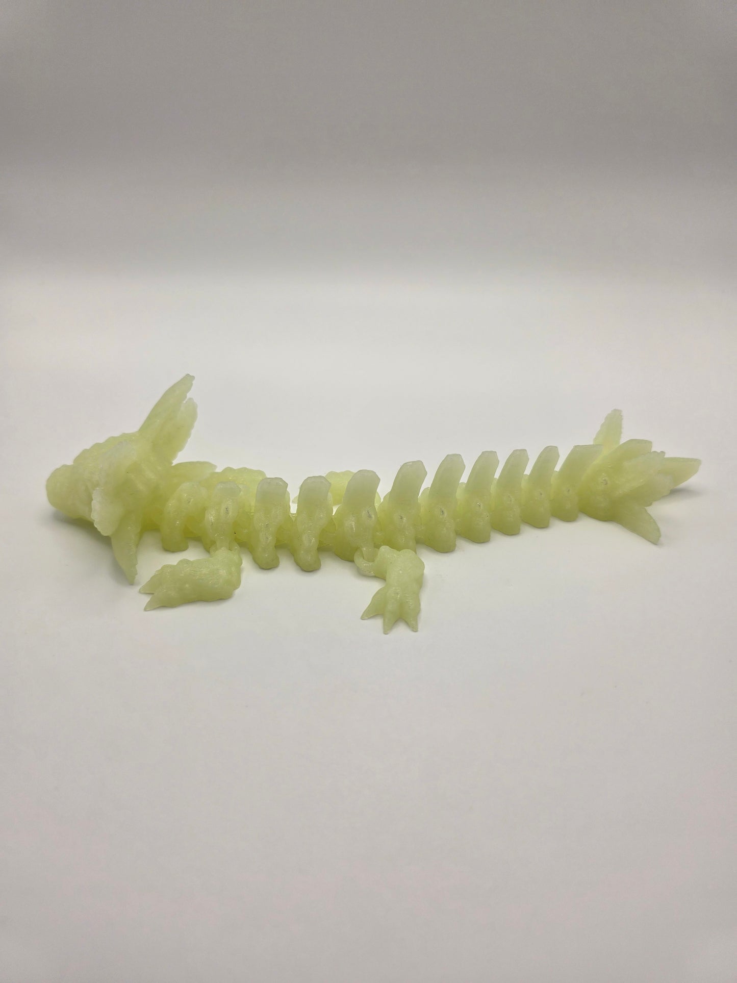 Baby Axolotl (glow in the dark) green