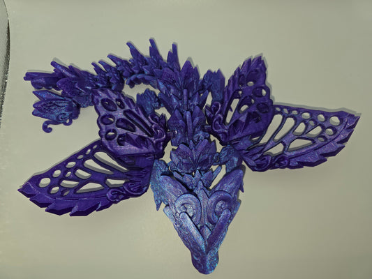 Fae wolf dragon (magic purple)