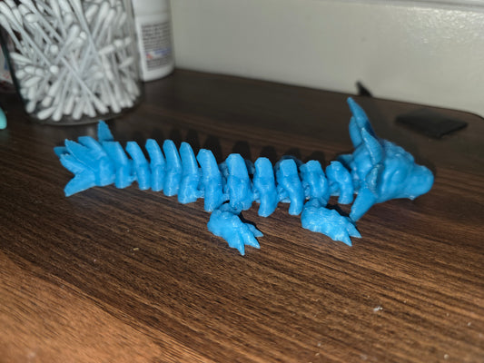 Baby Axolotl (glow in the dark) blue