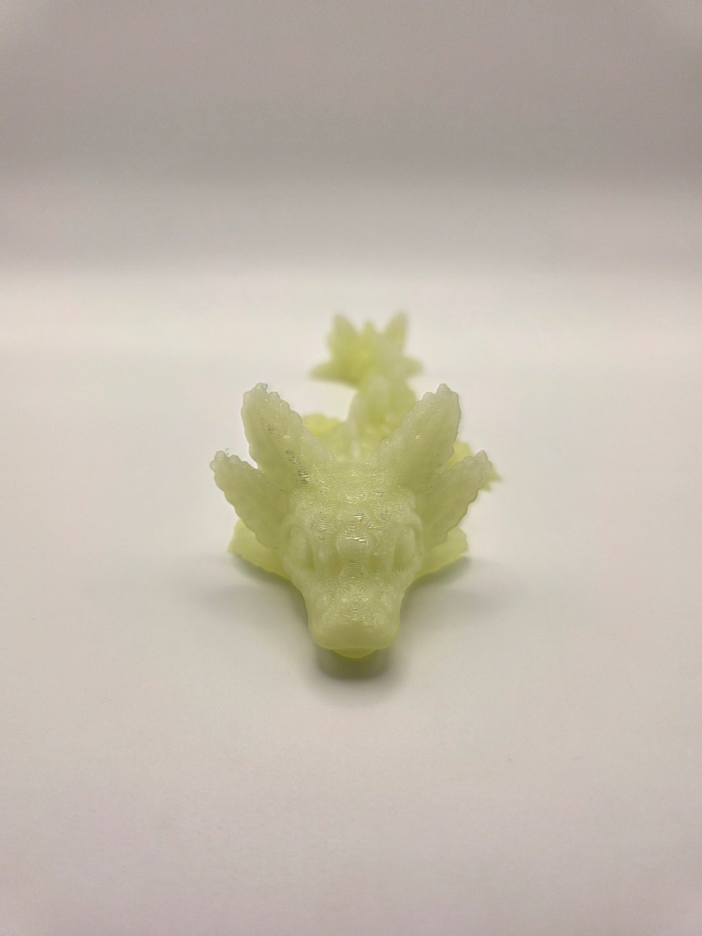 Baby Axolotl (glow in the dark) green