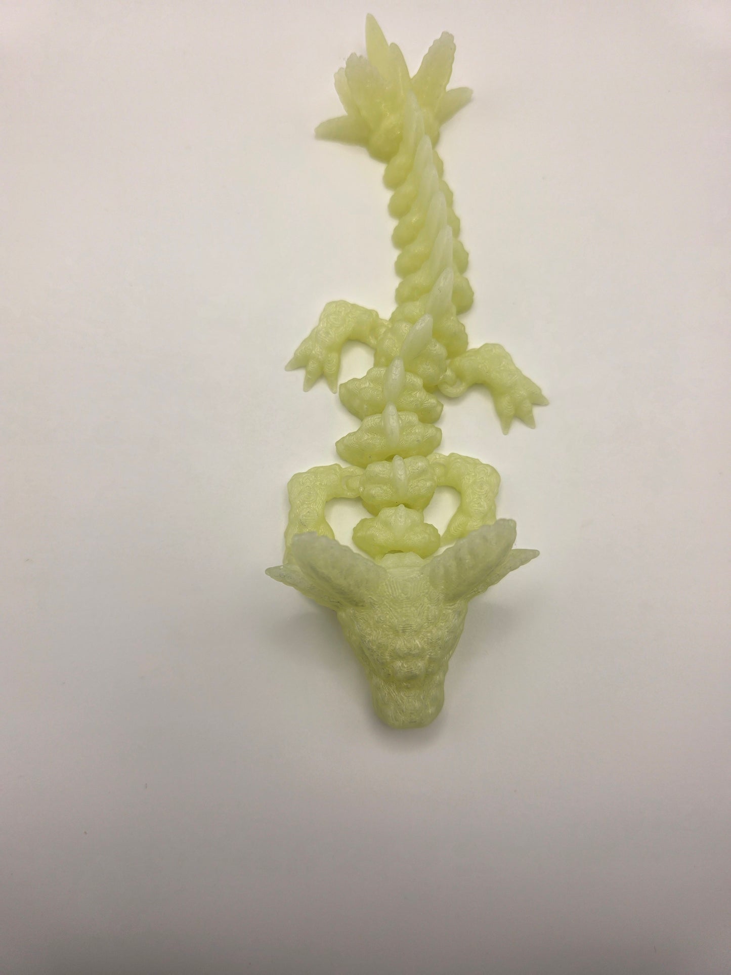 Baby Axolotl (glow in the dark) green