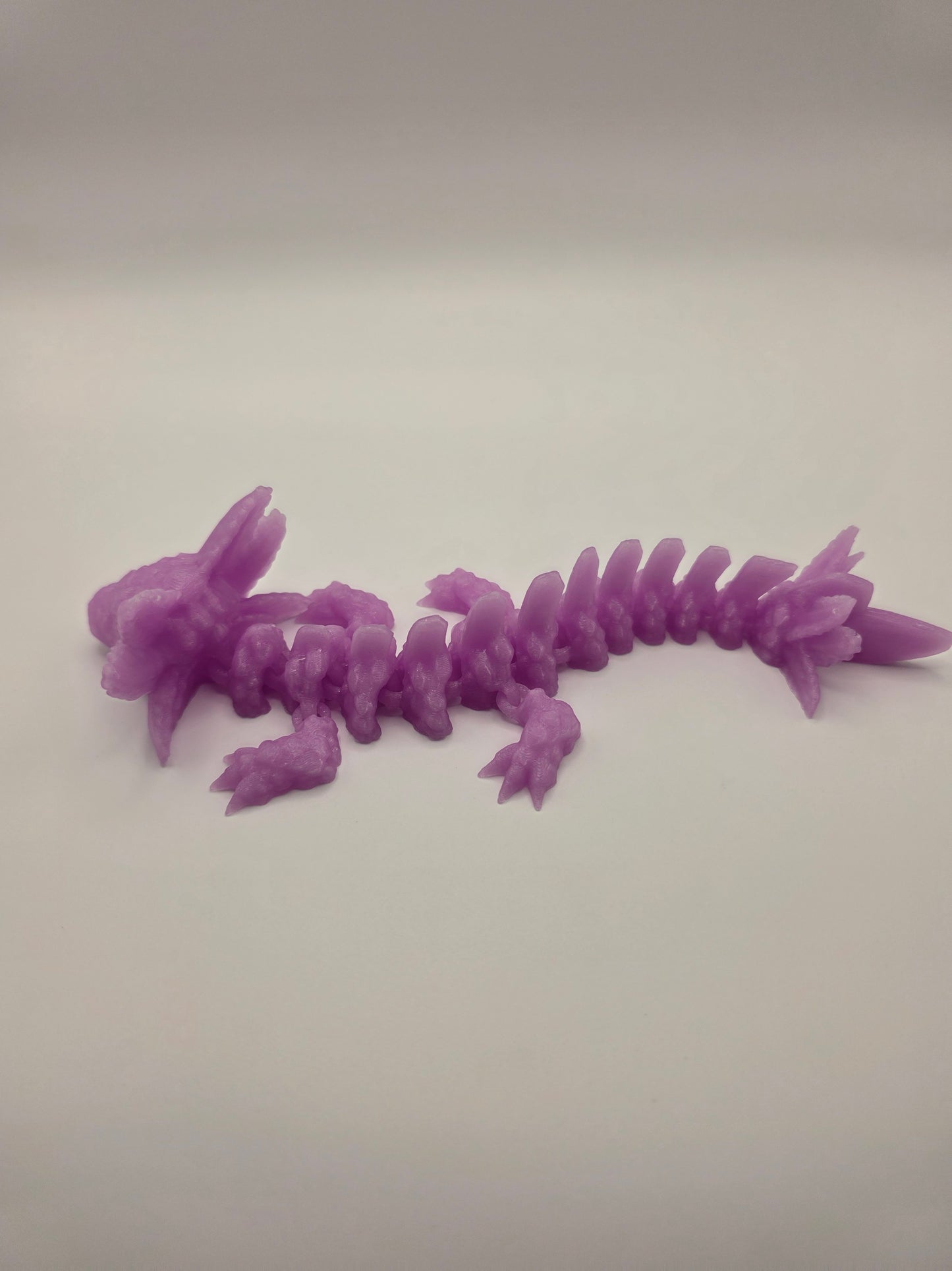 Baby Axolotl (glow in the dark) purple