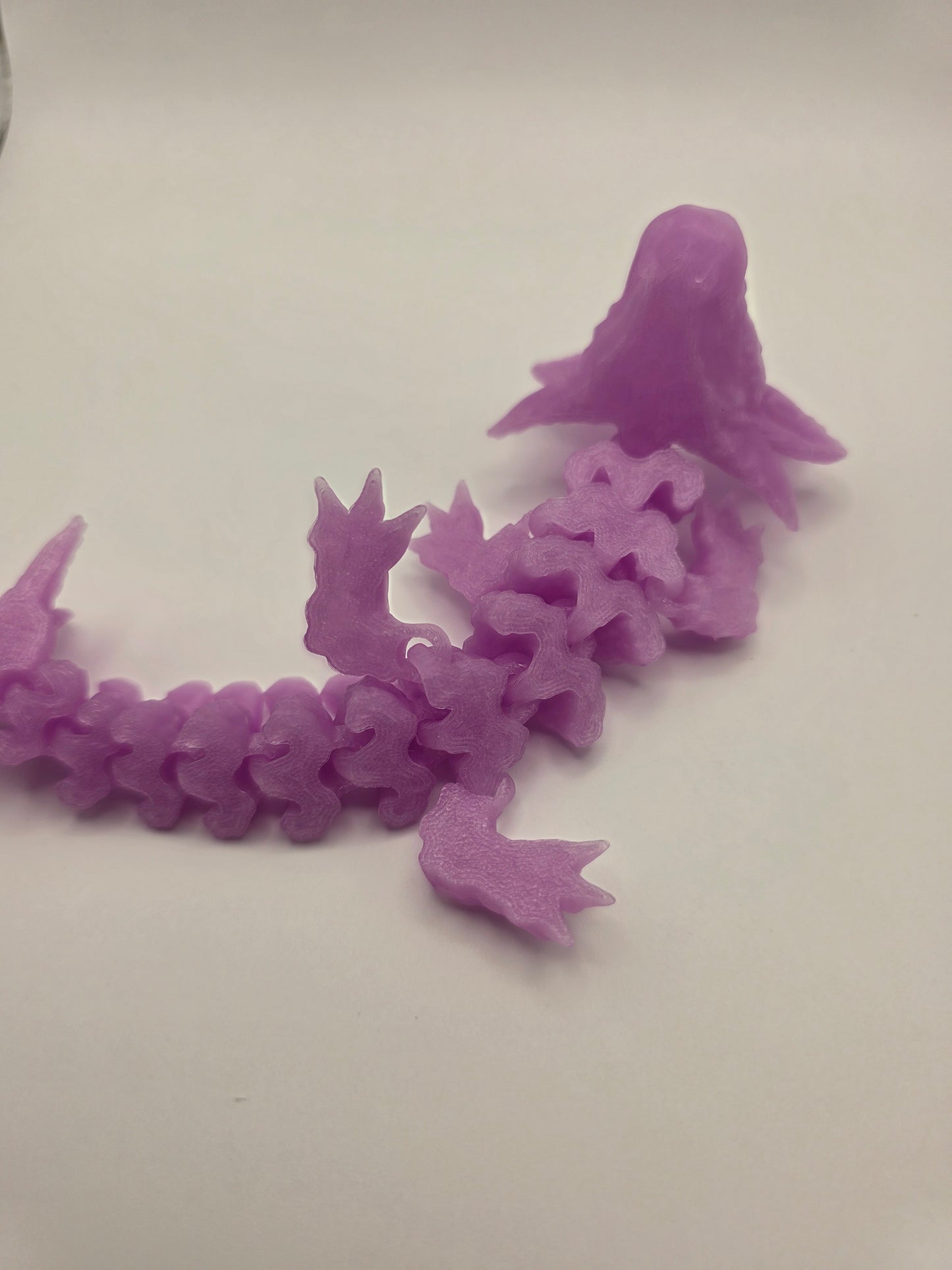 Baby Axolotl (glow in the dark) purple