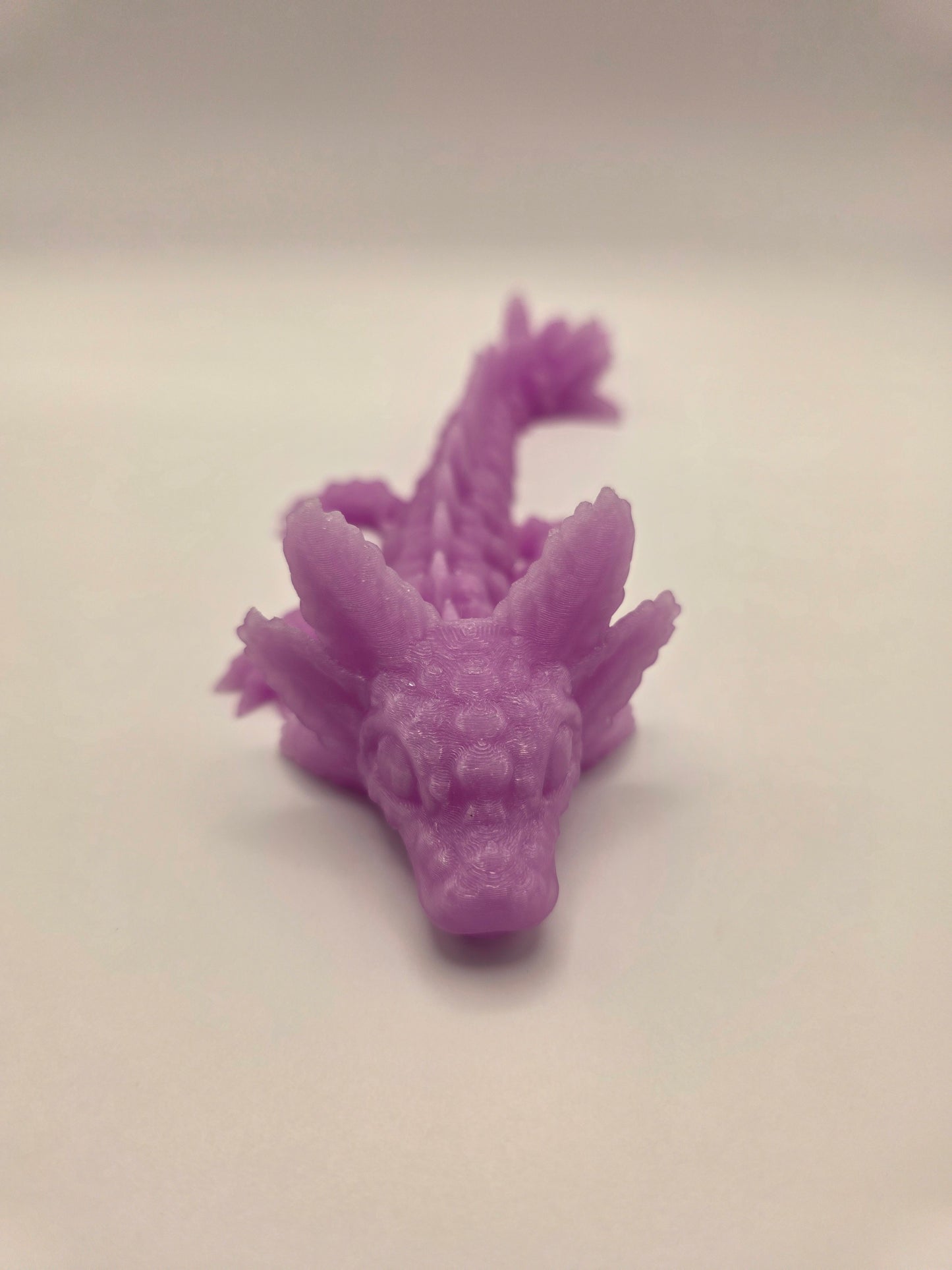 Baby Axolotl (glow in the dark) purple
