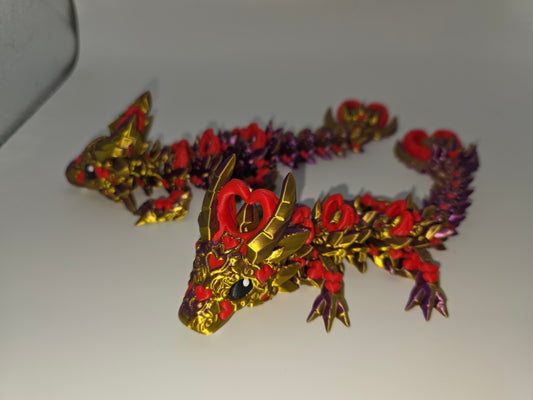 Purple/gold Darkheart dragon