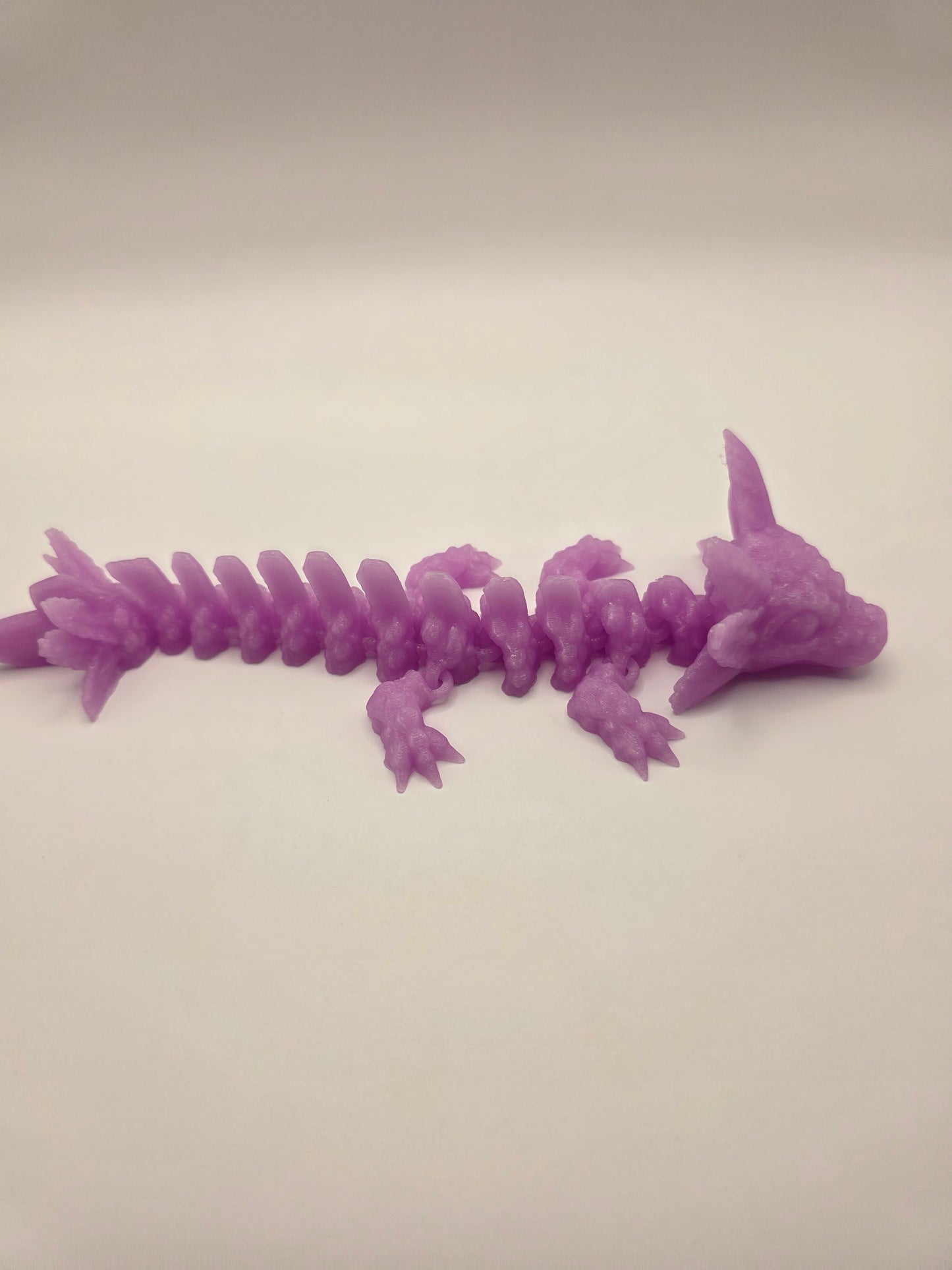 Baby Axolotl (glow in the dark) purple