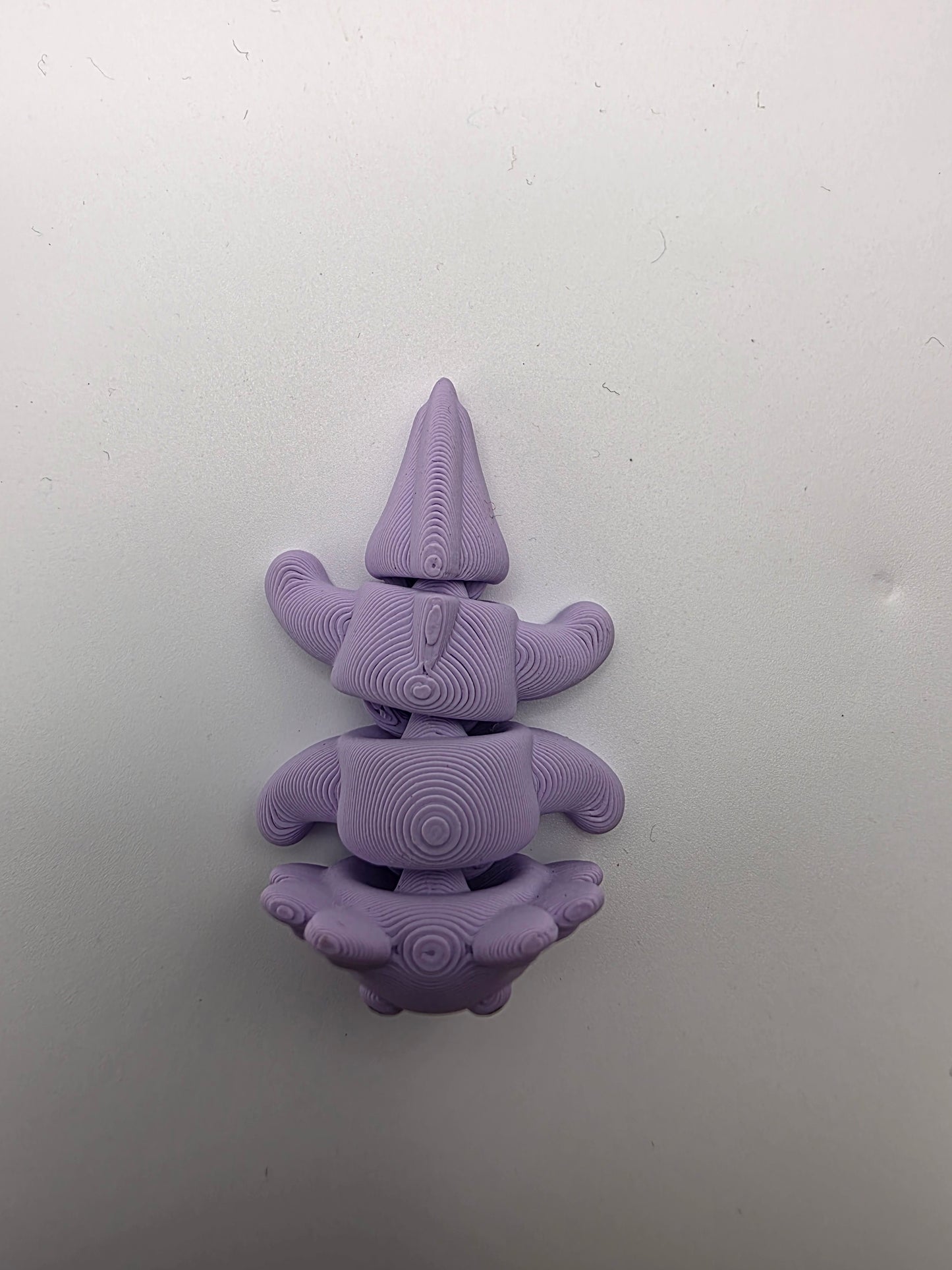 Small articulating purple Axolotl