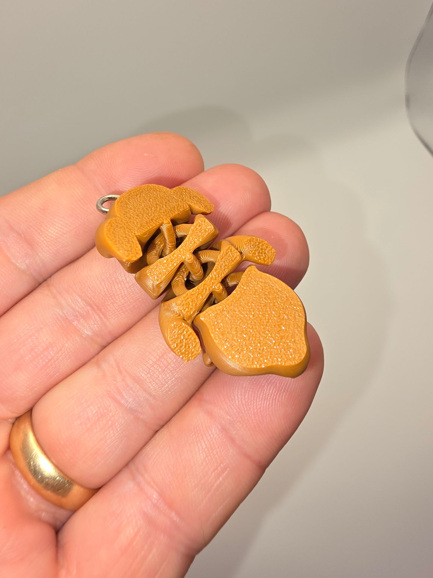 Brown bear keychain