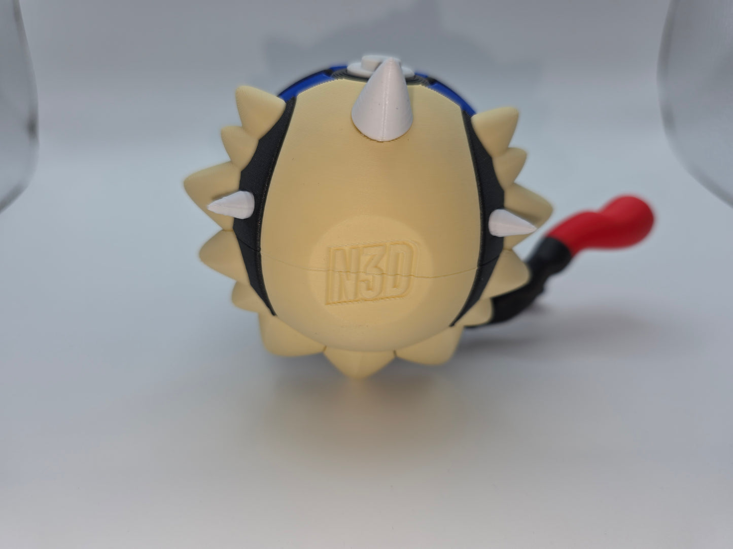 Mega Lucario themed pokeball