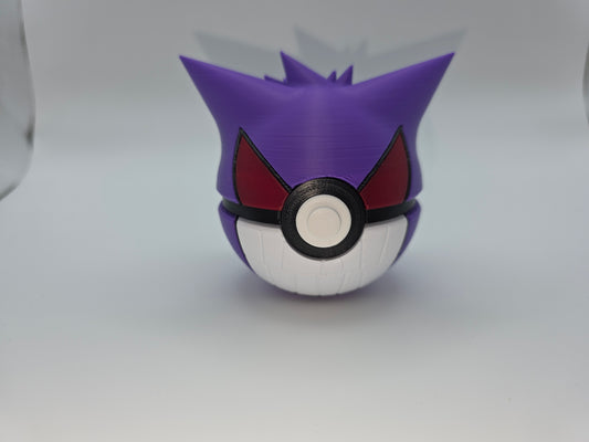 Gengar themed pokeball