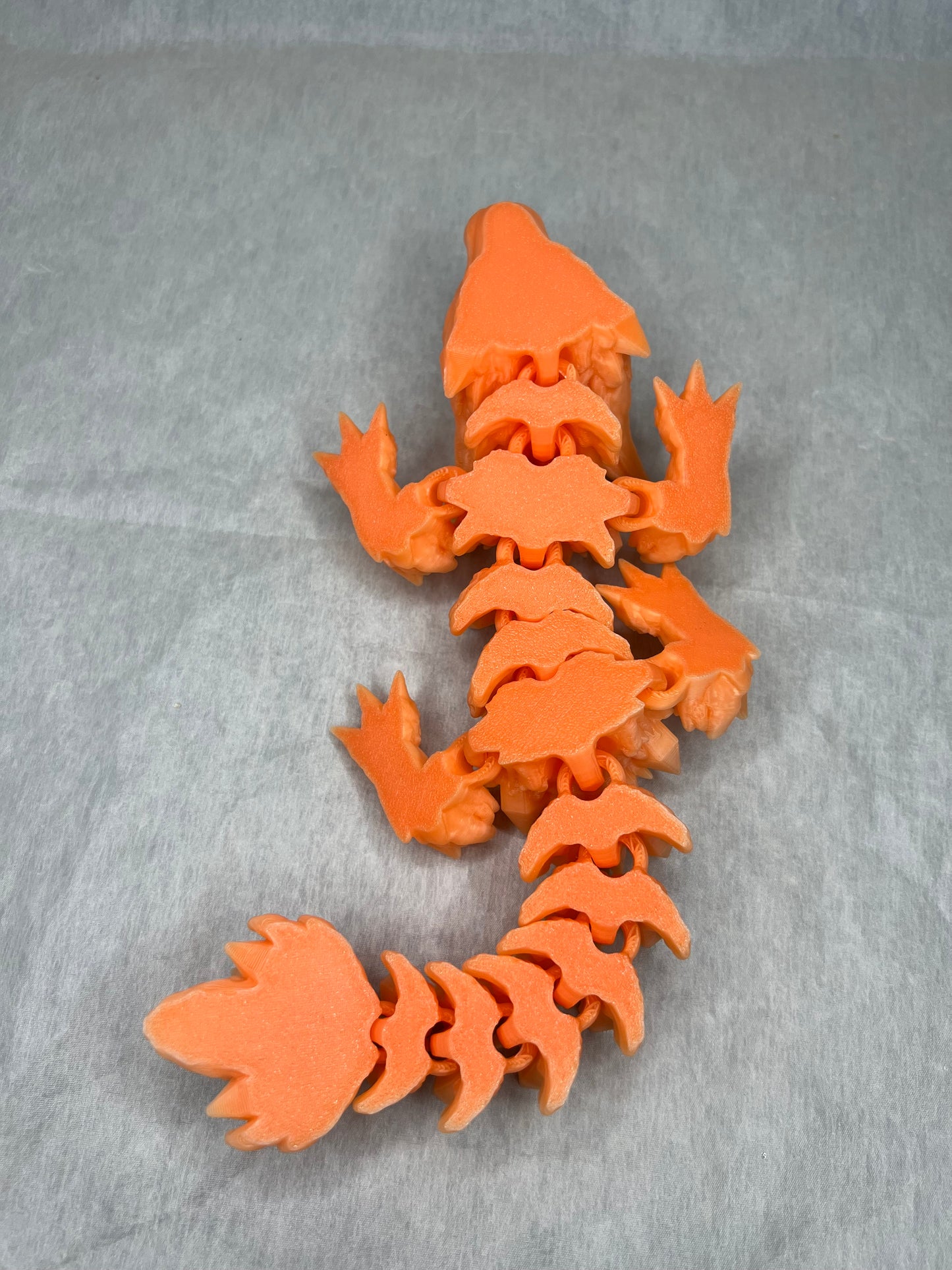 Temperature Changing Crystal Wolf Dragon