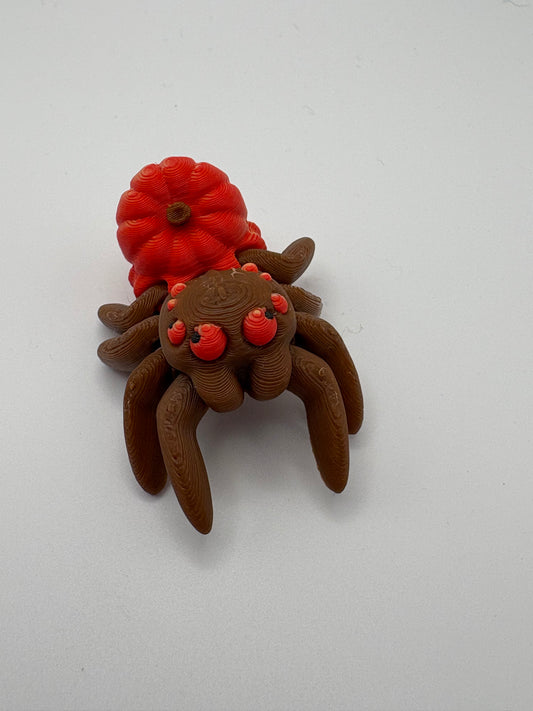 Tiny Pumpkin Spider