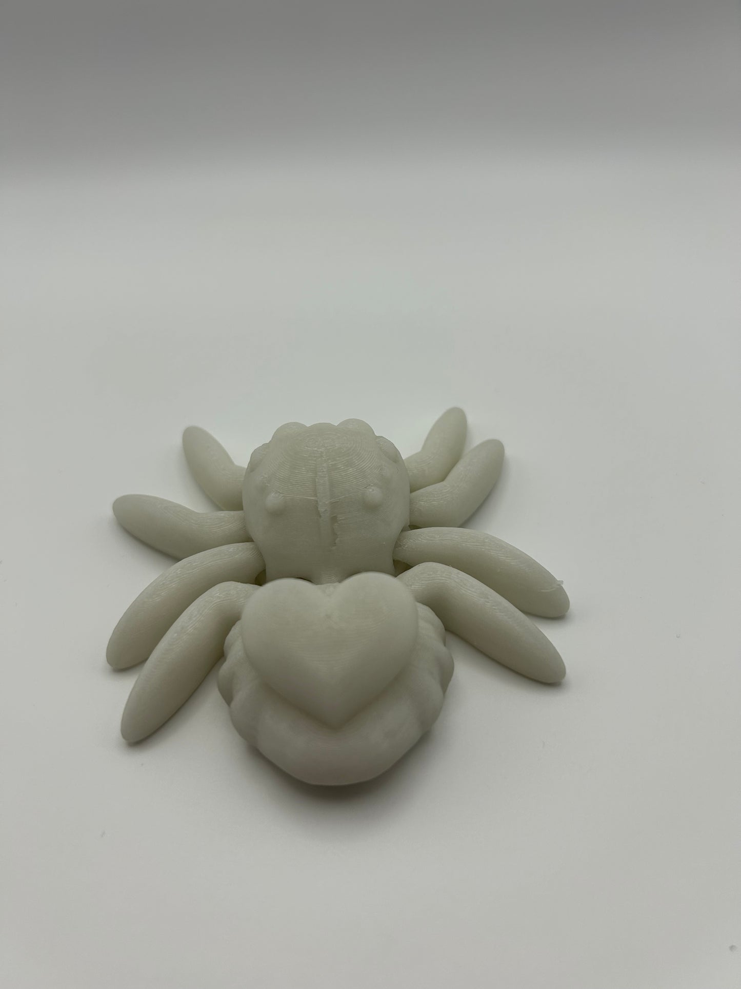 Heart Rainbow Glow in the Dark Spider