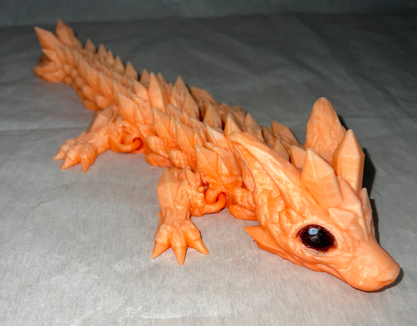 Temperature Changing Crystal Wolf Dragon