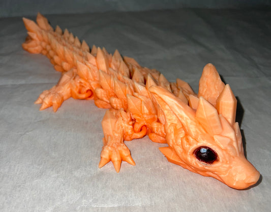 Temperature Changing Crystal Wolf Dragon