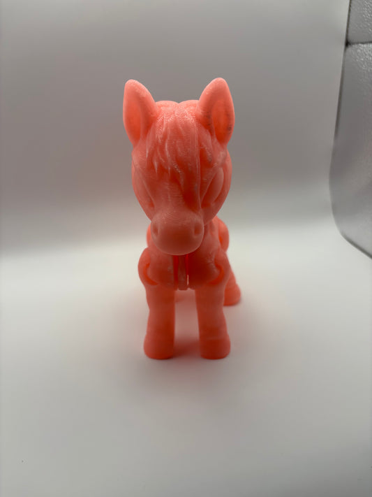 Jumbo Horse (glow in the dark) pink