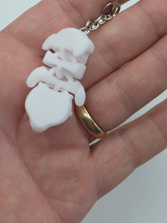 Polar bear keychain