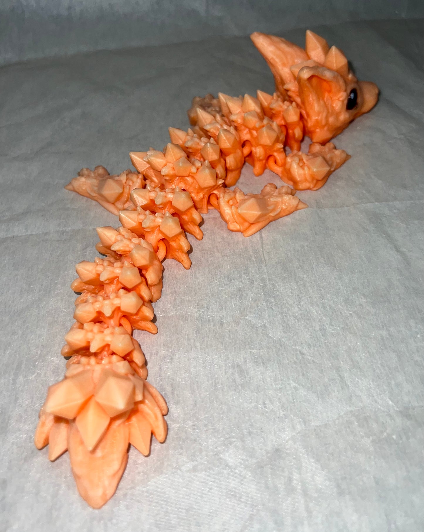 Temperature Changing Crystal Wolf Dragon