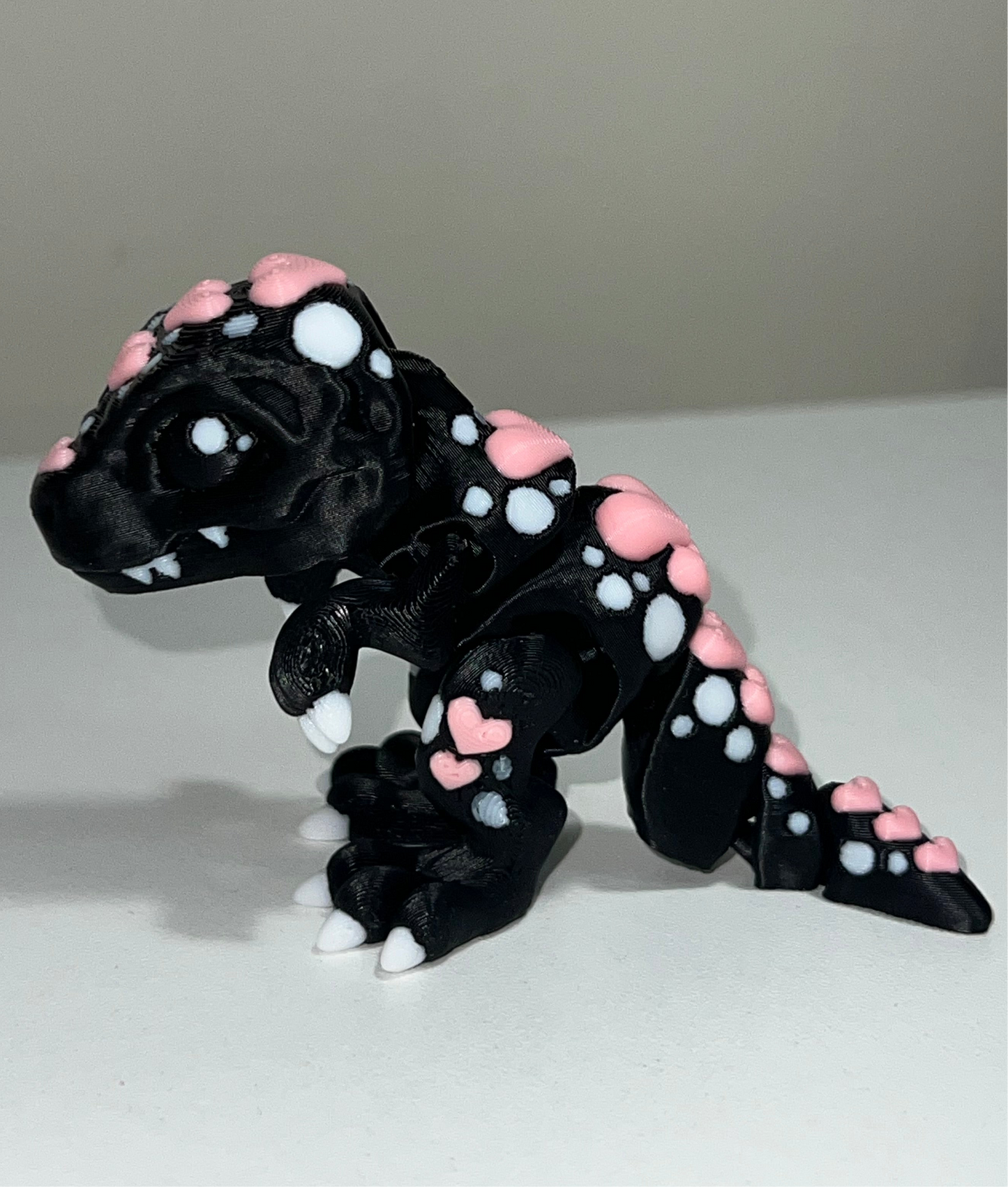 Articulating T-Rex with hearts