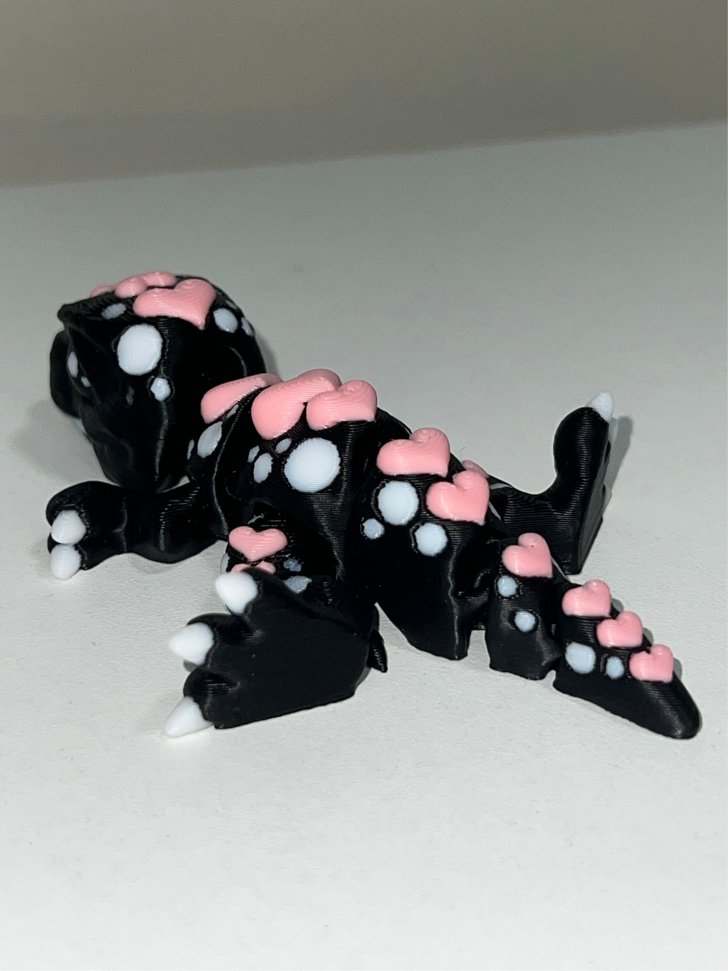 Articulating T-Rex with hearts
