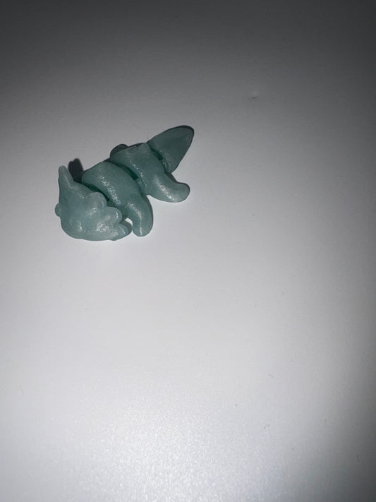 Small Glow In The Dark Axolotl (blue)