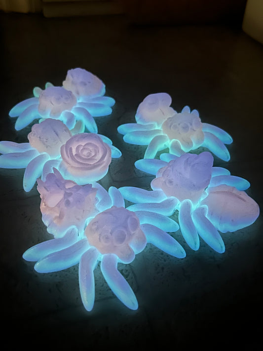 Winter Rainbow Glow in the Dark Spider