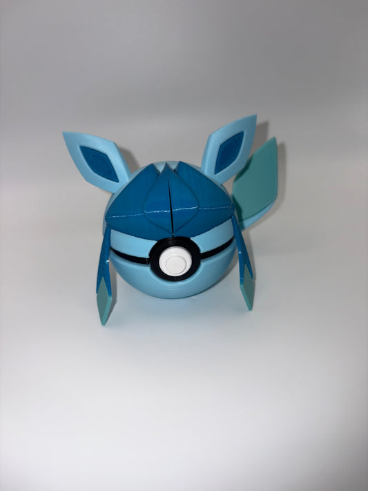 Glaceon Themed Pokeball w/clicker