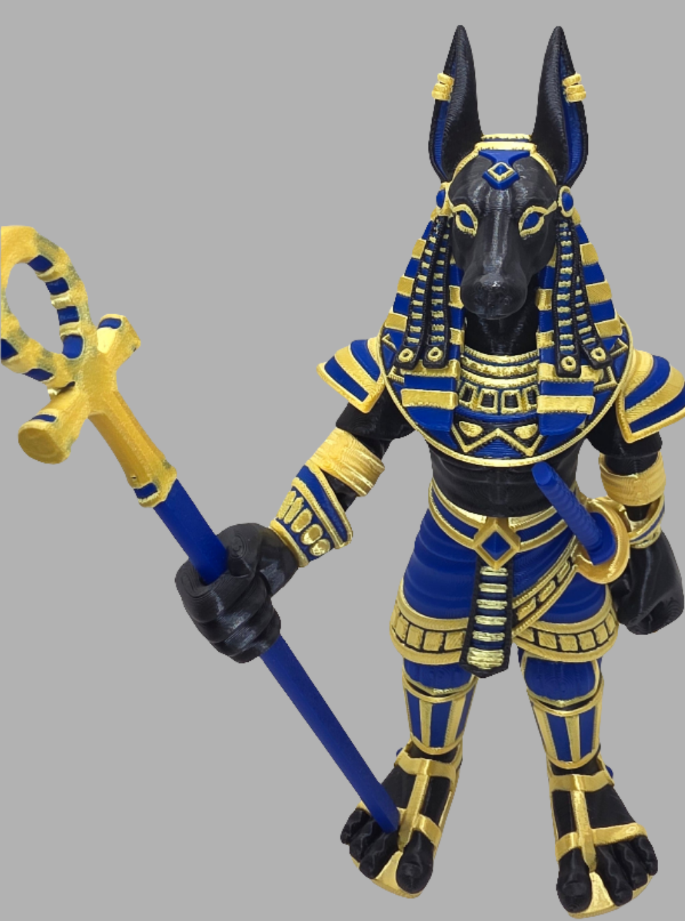 Multi-color Anubus w/removable weapons