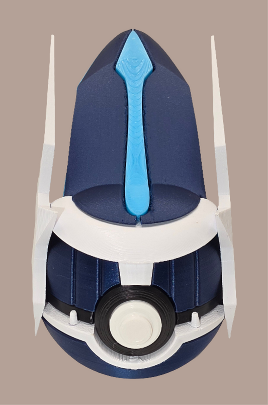 Dialga Themed Pokeball with built-in clicker.